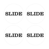 Slide Round Door Sign