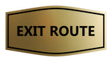 Signs ByLITA Fancy Exit Route Sign