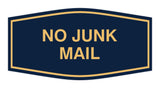 Signs ByLITA Fancy No Junk Mail Sign