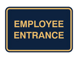 Signs ByLITA Classic Framed Employee Entrance Sign