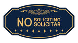 Signs ByLITA Victorian No Soliciting No Solicitar Sign