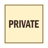 Signs ByLITA Square Private Sign