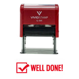Well Done Teacher Self Inking Rubber Stamp