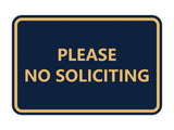 Signs ByLITA Classic Framed Please No Soliciting Sign