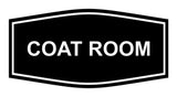 Signs ByLITA Fancy Coat Room Sign