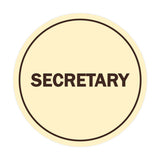 Signs ByLITA Circle Secretary Sign