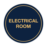 Signs ByLITA Circle Electrical Room Sign