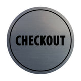 Signs ByLITA Circle Checkout Sign