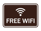 FREE WIFI AVAILABLE Wall / Door Sign