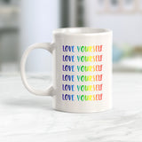 Love Peace & Social Work 11oz Coffee Mug - Funny Novelty Souvenir