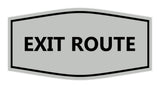 Signs ByLITA Fancy Exit Route Sign