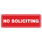 Standard No Soliciting Sign