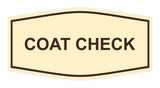 Signs ByLITA Fancy Coat Check Sign