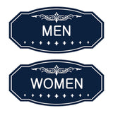 Victorian Men Women Sign Set