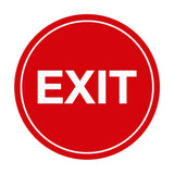 Signs ByLITA Circle Exit Sign