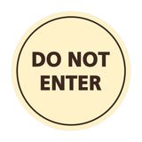 Signs ByLITA Circle Do Not Enter Sign