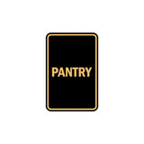 Portrait Round Pantry Sign
