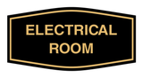 Fancy Electrical Room Sign