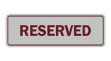 Signs ByLITA Standard Reserved Sign