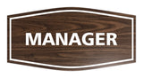 Fancy Manager Sign