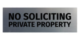 Signs ByLITA Basic No Soliciting Private Property Sign