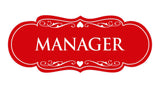 Signs ByLITA Designer Manager Sign