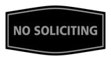 Signs ByLITA Fancy No Soliciting Sign
