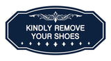 Victorian Kindly Remove Your Shoes Sign