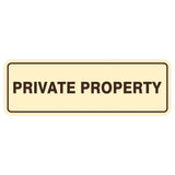 Standard Private Property Sign