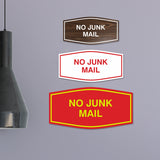 Signs ByLITA Fancy No Junk Mail Sign