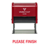 Please Finish Teacher Self Inking Rubber Stamp