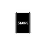 Signs ByLITA Portrait Round Stairs Sign