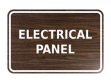 Signs ByLITA Classic Framed Electrical Panel Sign