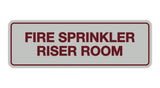 Signs ByLITA Standard Fire Sprinkler Riser Room Sign