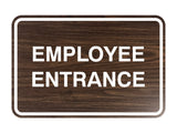 Signs ByLITA Classic Framed Employee Entrance Sign