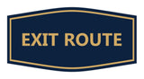 Signs ByLITA Fancy Exit Route Sign