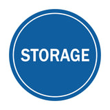 Blue Signs ByLITA Circle Storage Sign