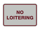 Signs ByLITA Classic Framed No Loitering