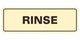 Signs ByLITA Standard Rinse Sign