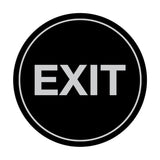 Signs ByLITA Circle Exit Sign