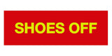 Signs ByLITA Basic Shoes Off Sign