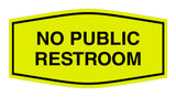 Signs ByLITA Fancy No Public Restroom Sign