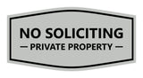 Signs ByLITA Fancy No Soliciting Private Property Sign