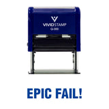 Blue Epic Fail Novelty Stamp