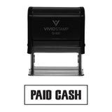 Paid Cash Self-Inking Office Rubber Stamp