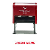 Credit Memo Office Stamp