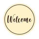 Signs ByLITA Circle Welcome Sign