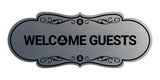 Designer Welcome Guests Wall or Door Sign