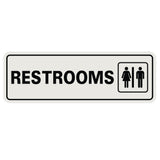 Standard Restrooms Sign
