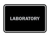 Signs ByLITA Classic Framed Laboratory Sign